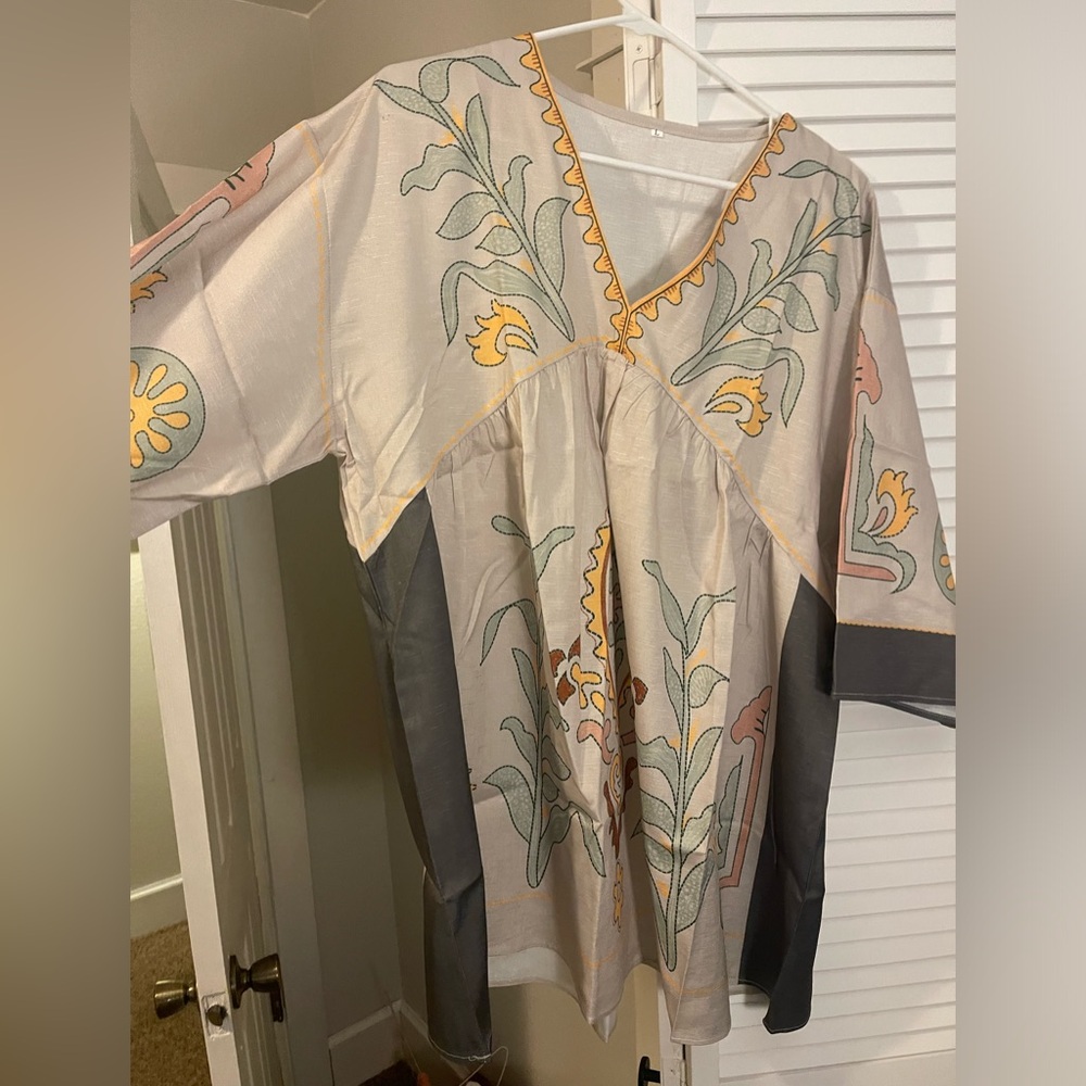 Anthropology inspired dress